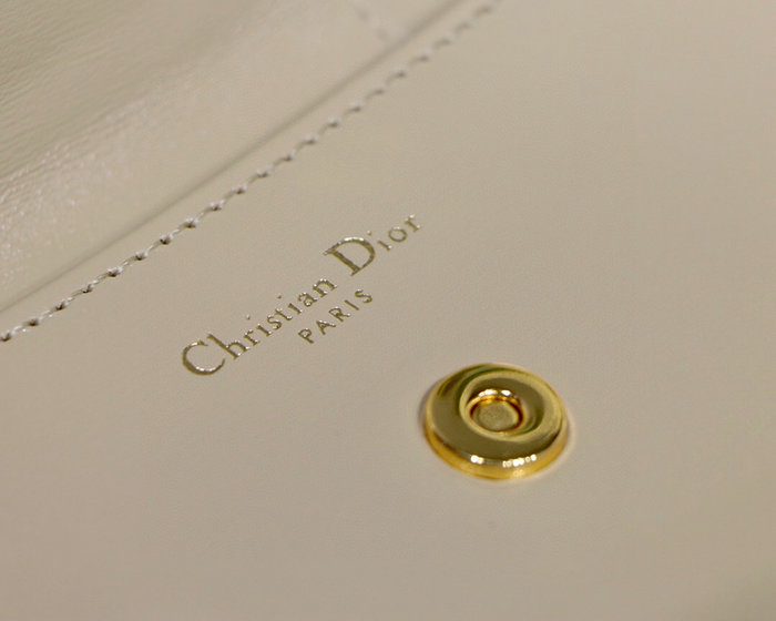 Dior Medium Diordouble Bag White M8018