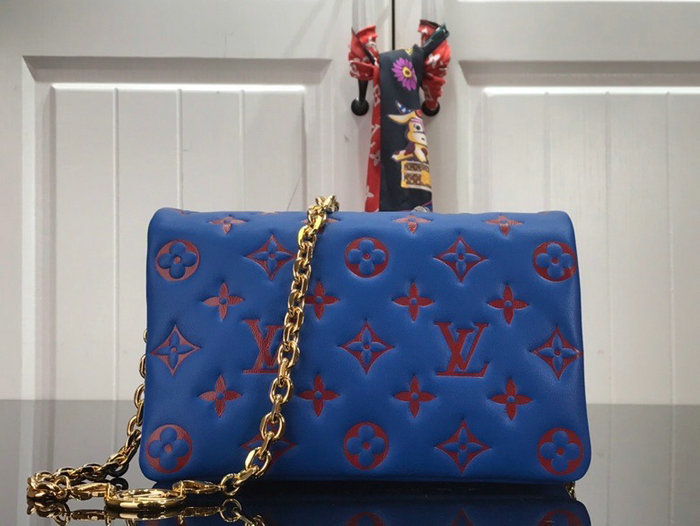 Louis Vuitton Pochette Coussin Blue M80742