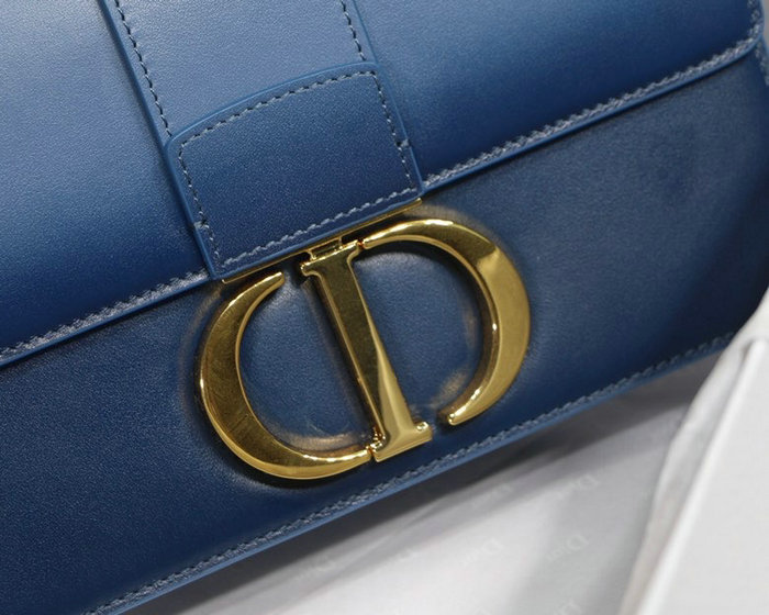 Dior 30 Montaigne Calfskin Bag Blue M90301