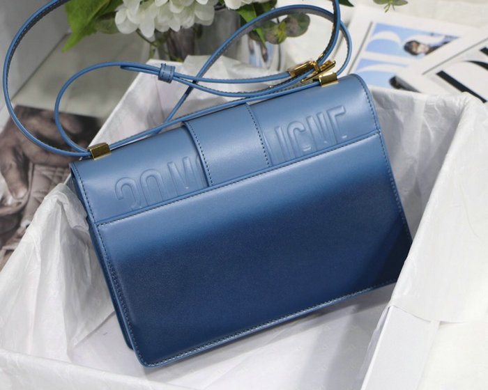 Dior 30 Montaigne Calfskin Bag Blue M90301