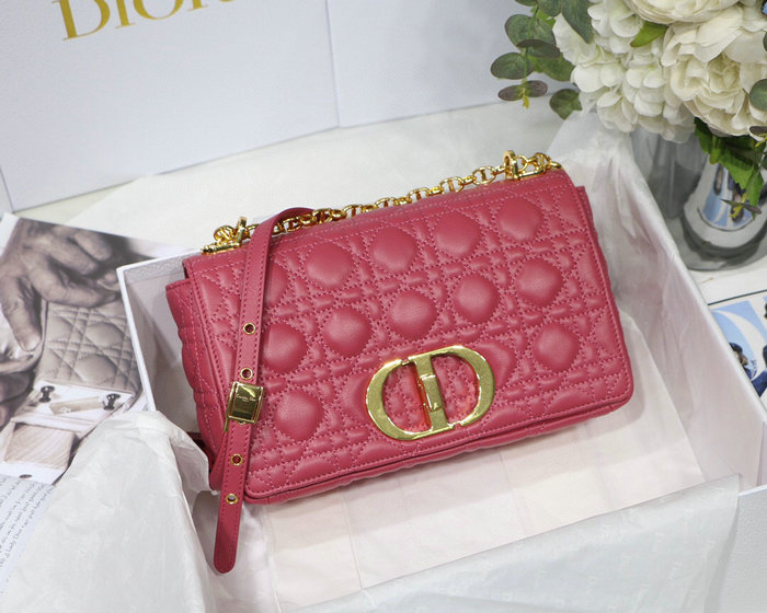 Dior Caro Bag Indigo Peach DM8017