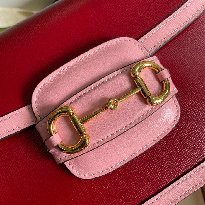 Gucci Horsebit 1955 Small Shoulder Bag Red 602204