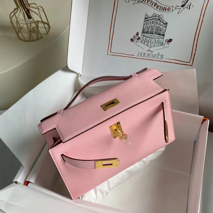 Hermes Swift Kelly Pochette Pink HK2210