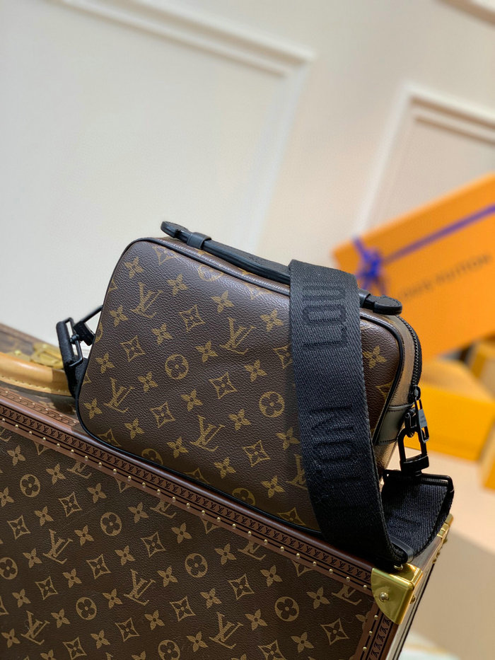 Louis Vuitton S Lock Messenger Black M45806