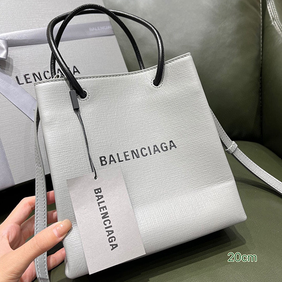 Balenciaga XXS Shopping Tote Bag Grey 572411
