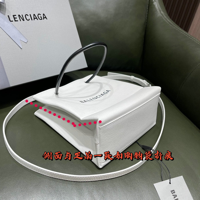 Balenciaga XXS Shopping Tote Bag White 572411