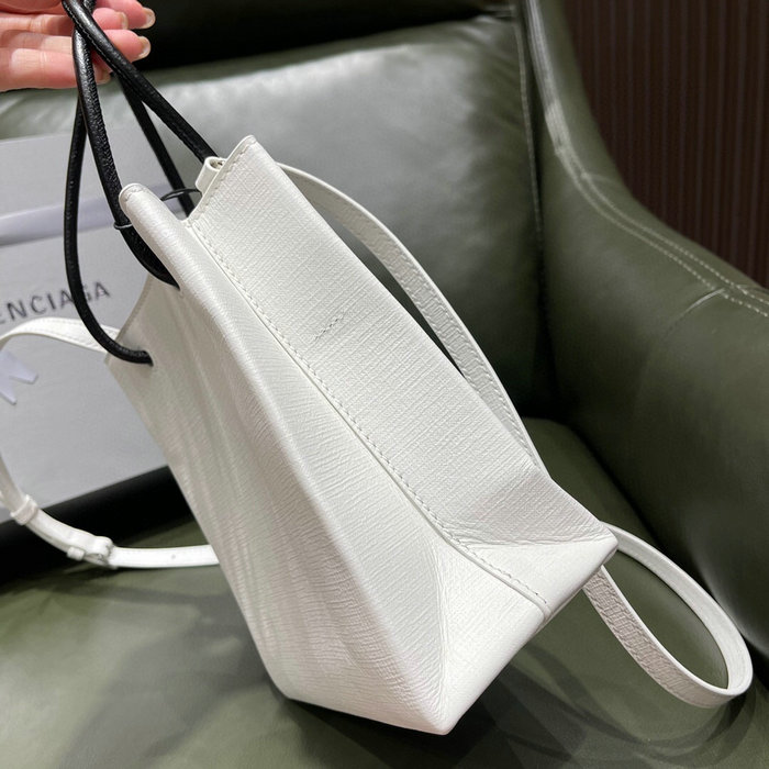 Balenciaga XXS Shopping Tote Bag White 572411