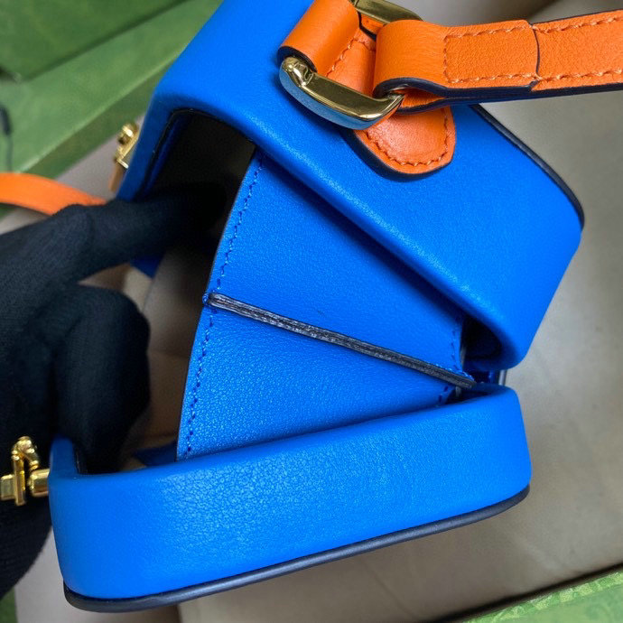 Gucci Interlocking G Mini Bag Blue 658230