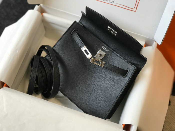 Hermes Evercolor Kelly Dance Black HkD074