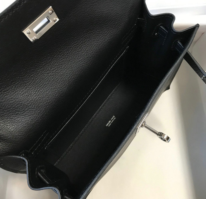 Hermes Evercolor Kelly Dance Black HkD074