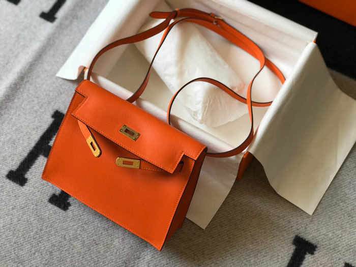 Hermes Evercolor Kelly Dance Orange HkD074