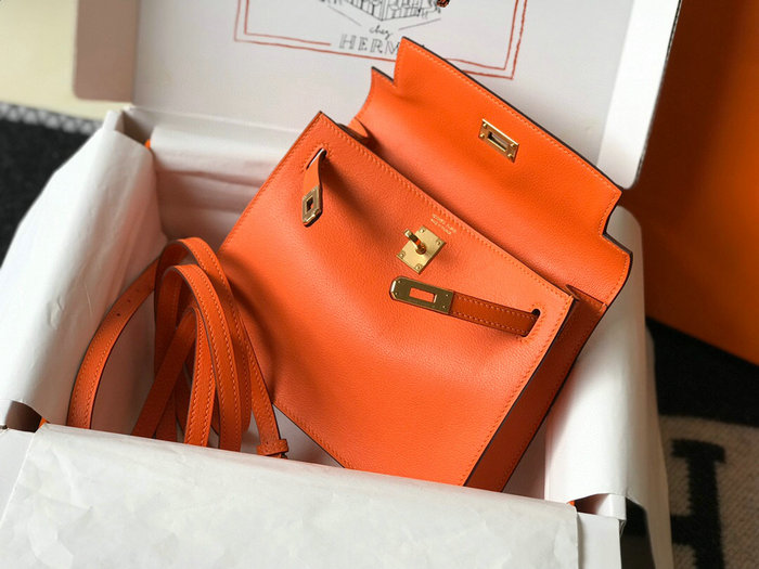 Hermes Evercolor Kelly Dance Orange HkD074