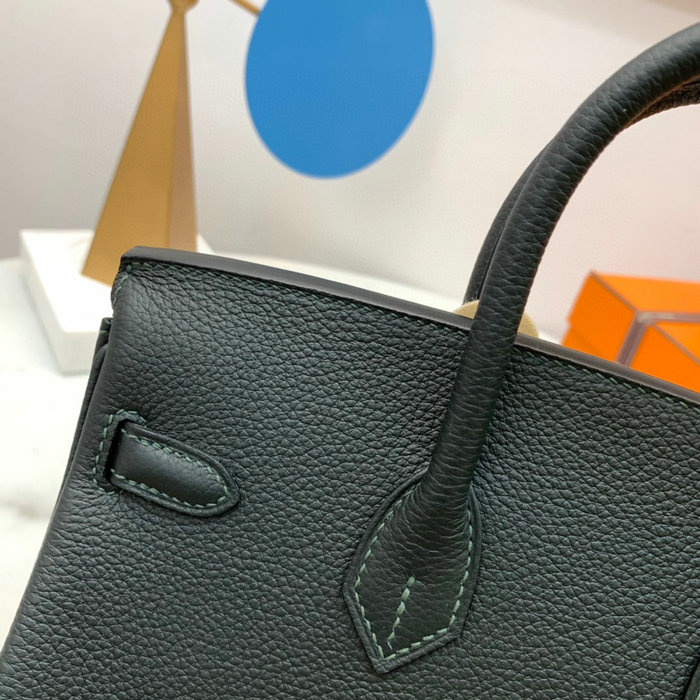 Hermes Togo Leather Birkin Bag Vert De Gris HB2530357