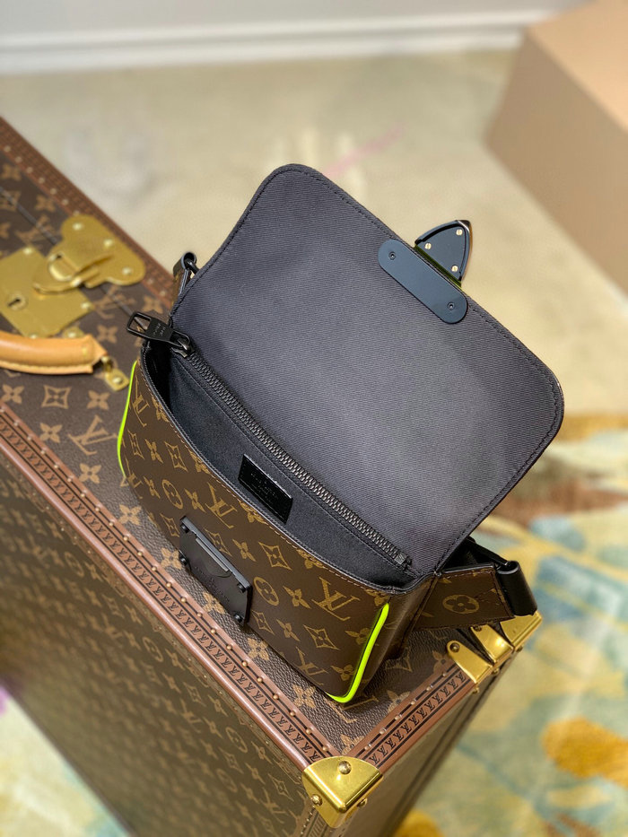 Louis Vuitton S Lock Sling Bag Green M45807