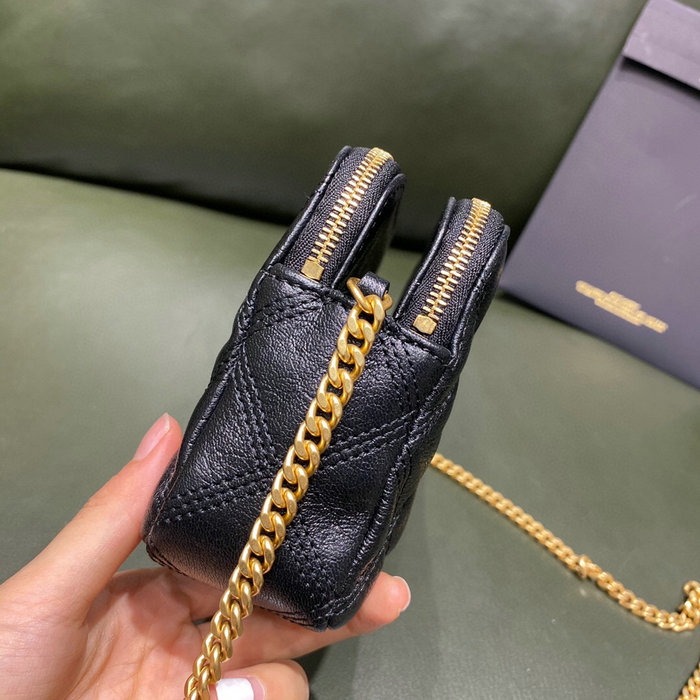 Saint Laurent Becky Double-zip Pouch Black 608941