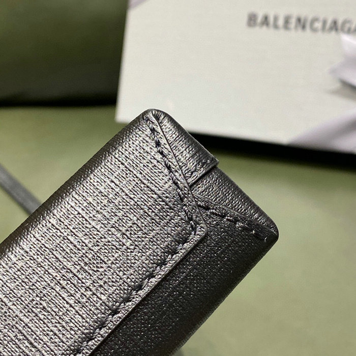 Balenciaga Shopping Phone Holder Black 593826