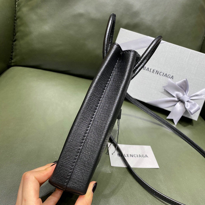 Balenciaga Shopping Phone Holder Black 593826