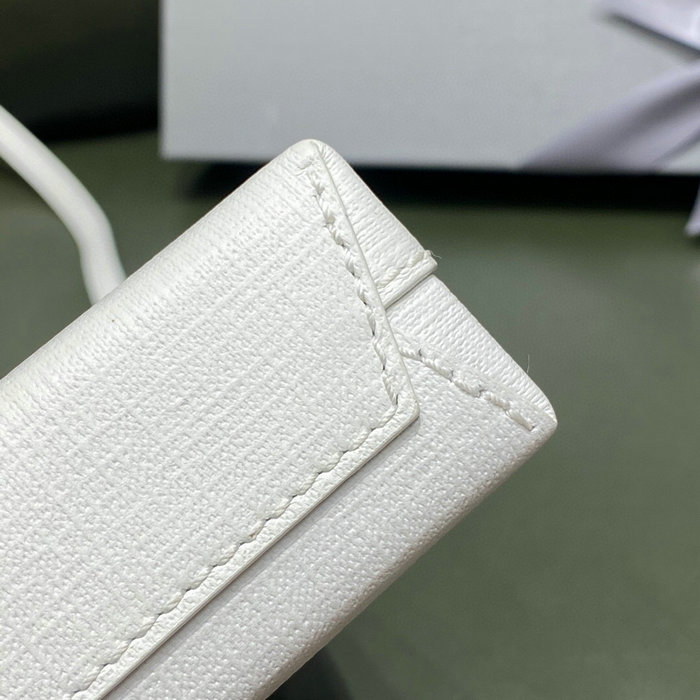 Balenciaga Shopping Phone Holder White 593826