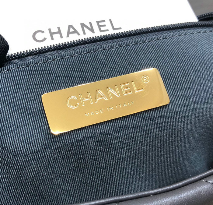 Chanel 19 Lambskin Flap Bag Grey AS1160