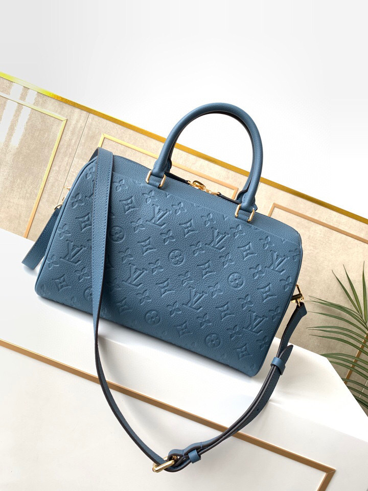 Louis Vuitton Monogram Empreinte Speedy Bandoulier Denim M44736