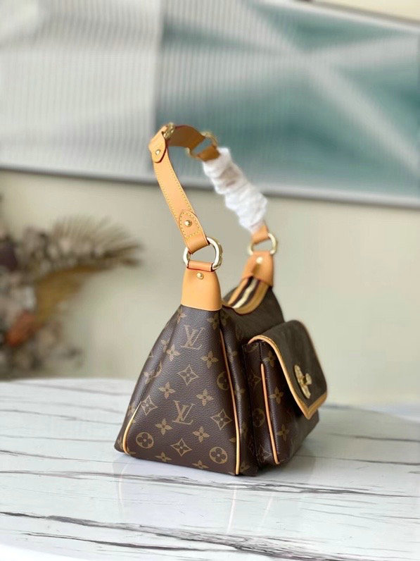 Louis Vuitton Monogram Tikal GM Shoulder Bag M40077