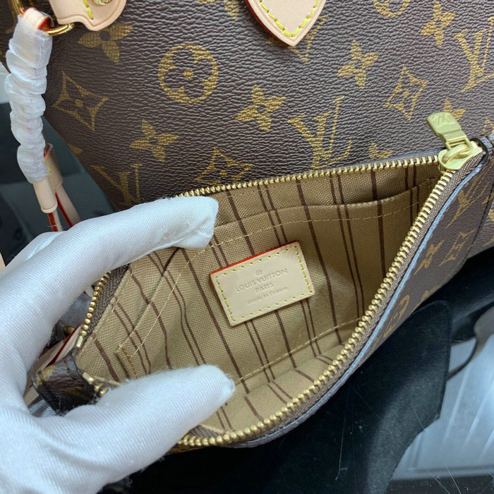 Louis Vuitton Monogram Canvas Neverfull PM Beige M41245