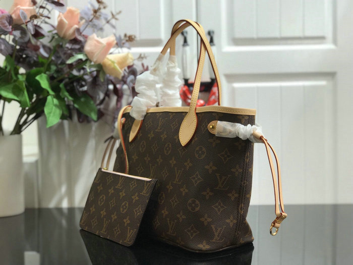 Louis Vuitton Monogram Canvas Neverfull PM Pink M41245