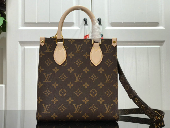 Louis Vuitton Monogram Canvas SAC PLAT BB M45847