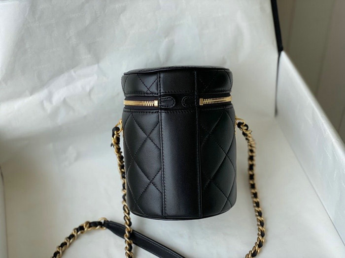 Chanel Small Vanity Case Black AS2735