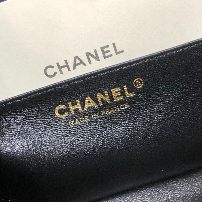 Classic Chanel Lambskin Small Flap Bag Black CF1116