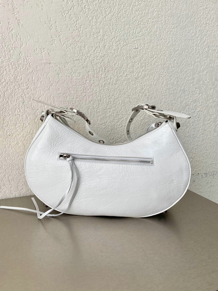 Balenciaga Le Cagole Shoulder Bag White B67137