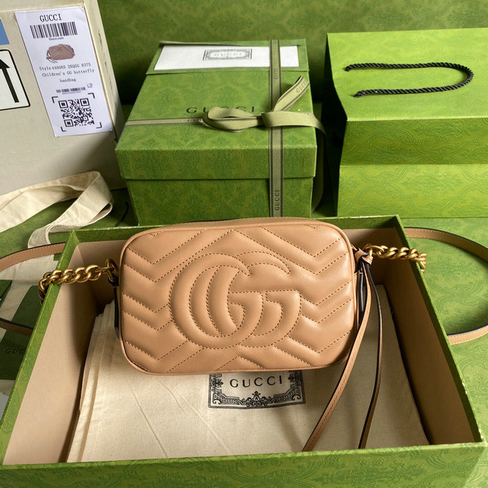 Gucci GG Marmont Matelasse Mini Bag Beige 448065