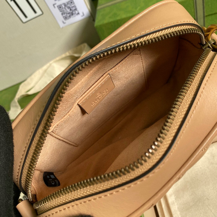 Gucci GG Marmont Matelasse Mini Bag Beige 448065