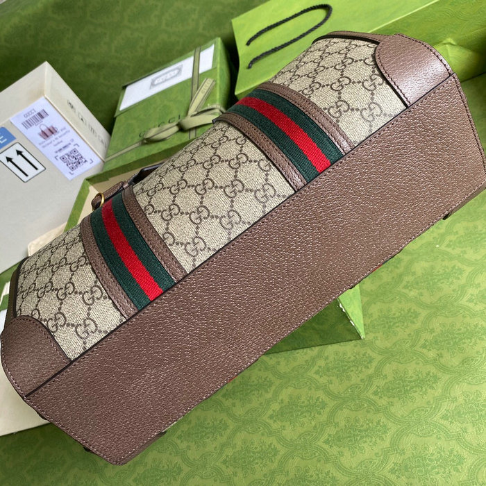 Gucci GG small duffel bag with Web 645017