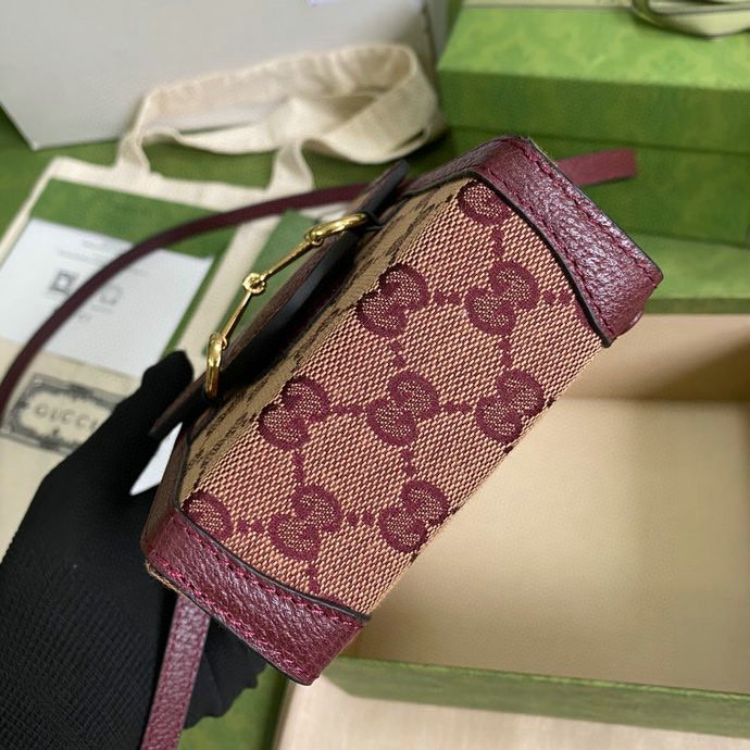 Gucci Horsebit 1955 Mini Bag Red 625615