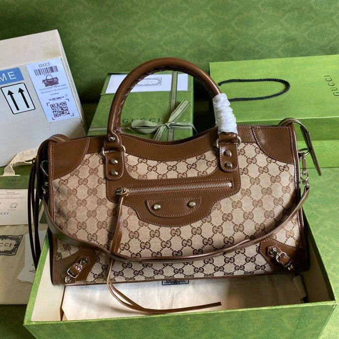 Gucci x Balenciaga City Bag 658597