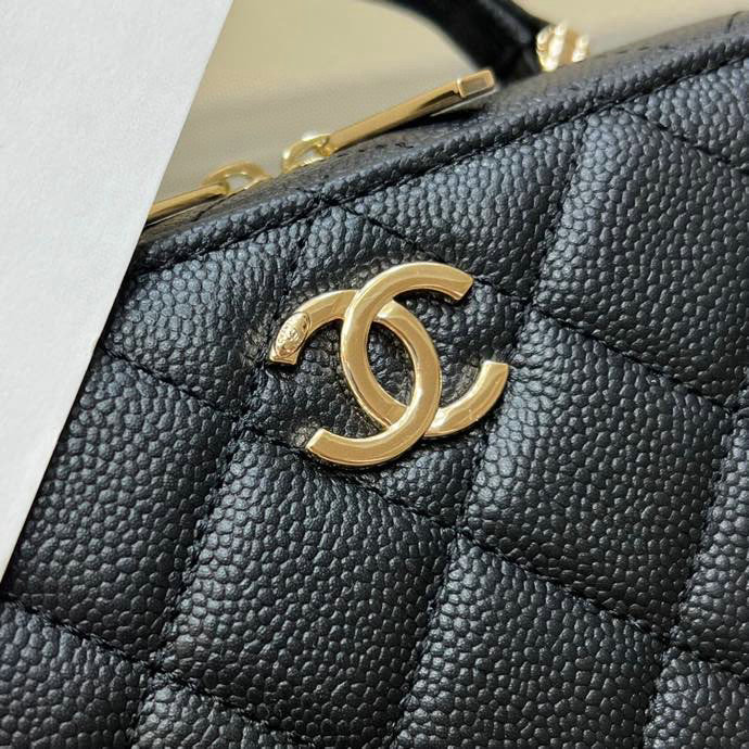 Chanel Grained Calfskin Camera Case Black AS03241