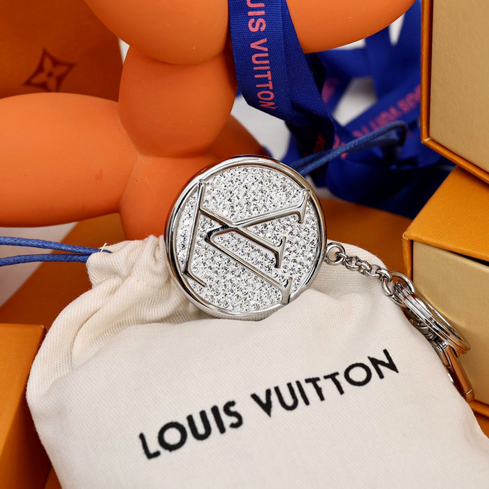 Louis Vuitton Bag Charm and Key Holder Silver M64261