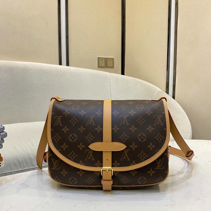 Louis Vuitton Monogram Canvas Saumur MM M40710