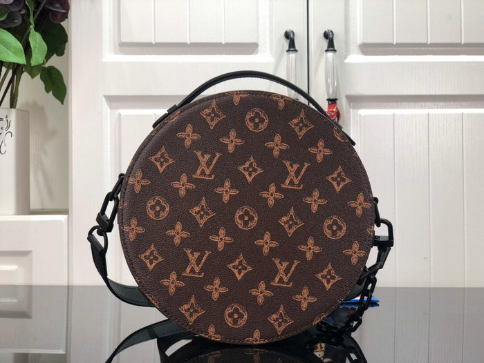 Louis Vuitton Monogram Canvas Wheel Box Black M59706