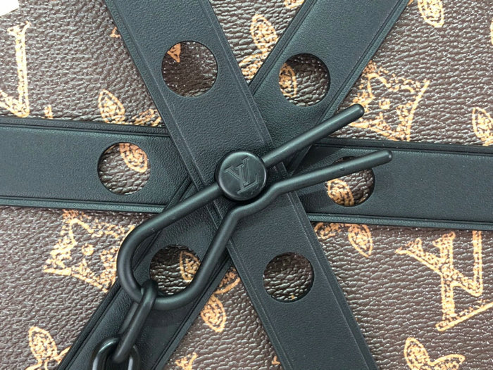 Louis Vuitton Monogram Canvas Wheel Box Black M59706