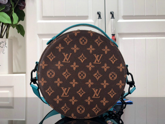 Louis Vuitton Monogram Canvas Wheel Box Blue M59706