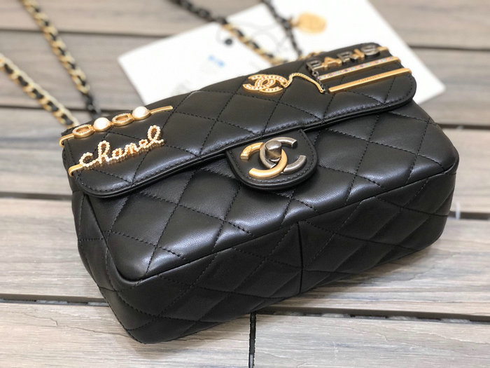 Chanel Small Flap Bag Black AS2979