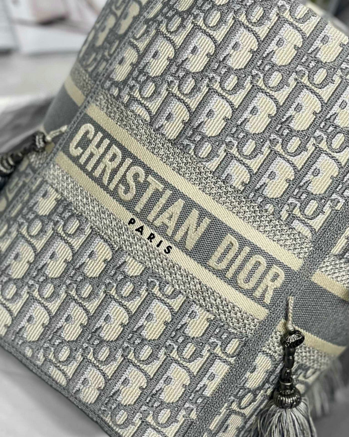 Dior D-bubble bucket bag Grey DM6006