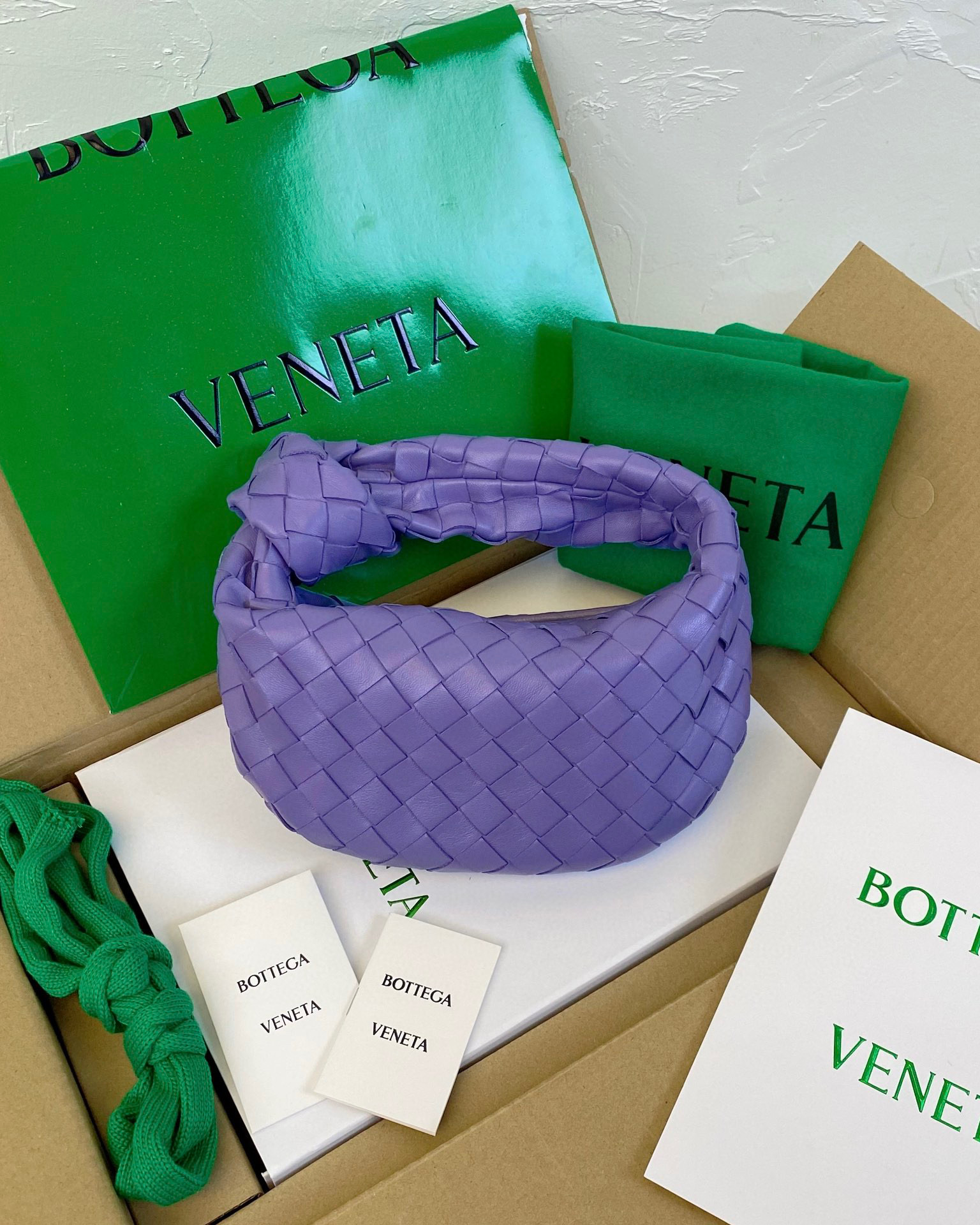 Bottega Veneta Mini Jodie Lavender B6094035