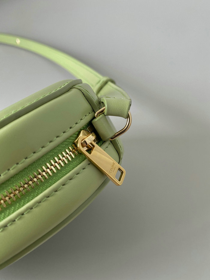 Celine Crossbody Oval Purse Cuir Triomphe Green C35507