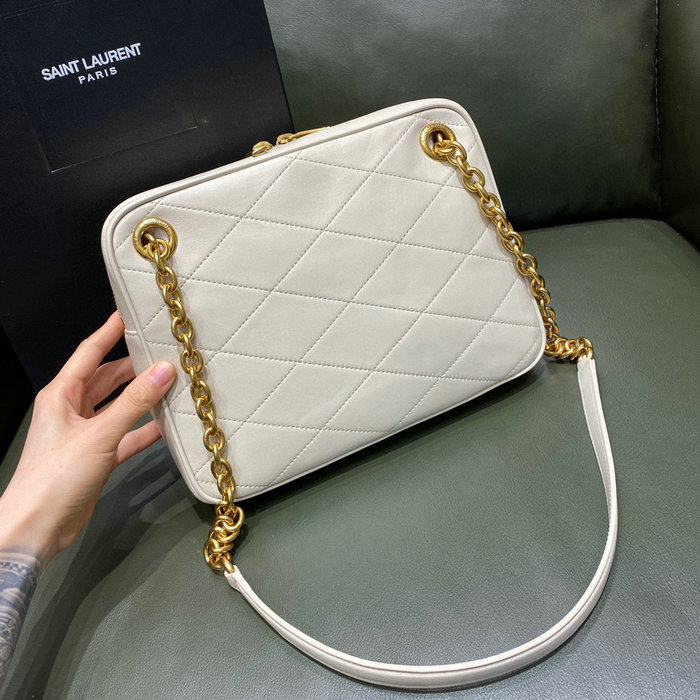 Saint Laurent Le Maillon Mini Bag White 669308