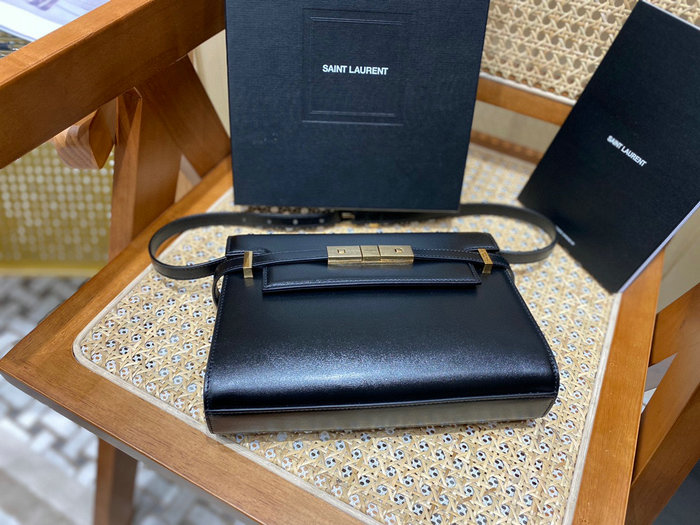 Saint Laurent Manhattan Small Shoulder Bag Black 675626