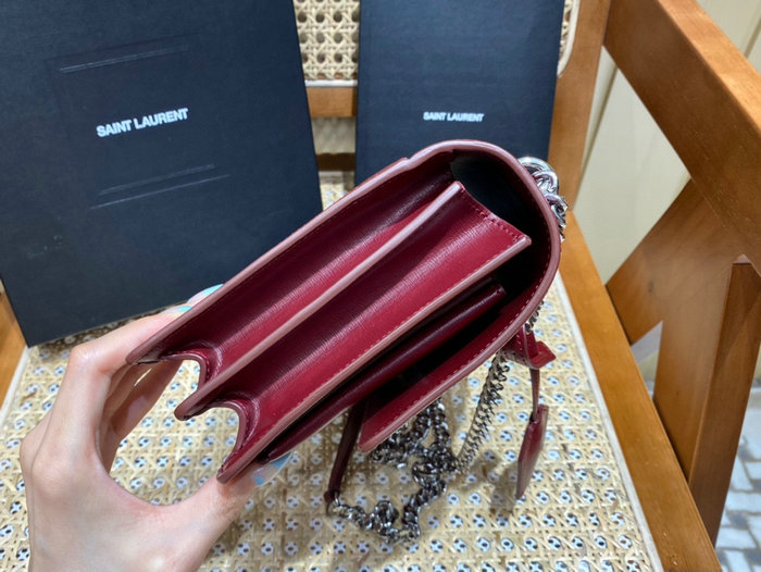 Saint Laurent Medium Sunset Bag Red 442906