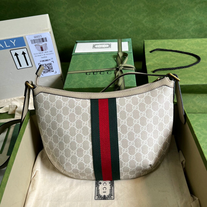 Gucci Ophidia GG small shoulder bag White 598125